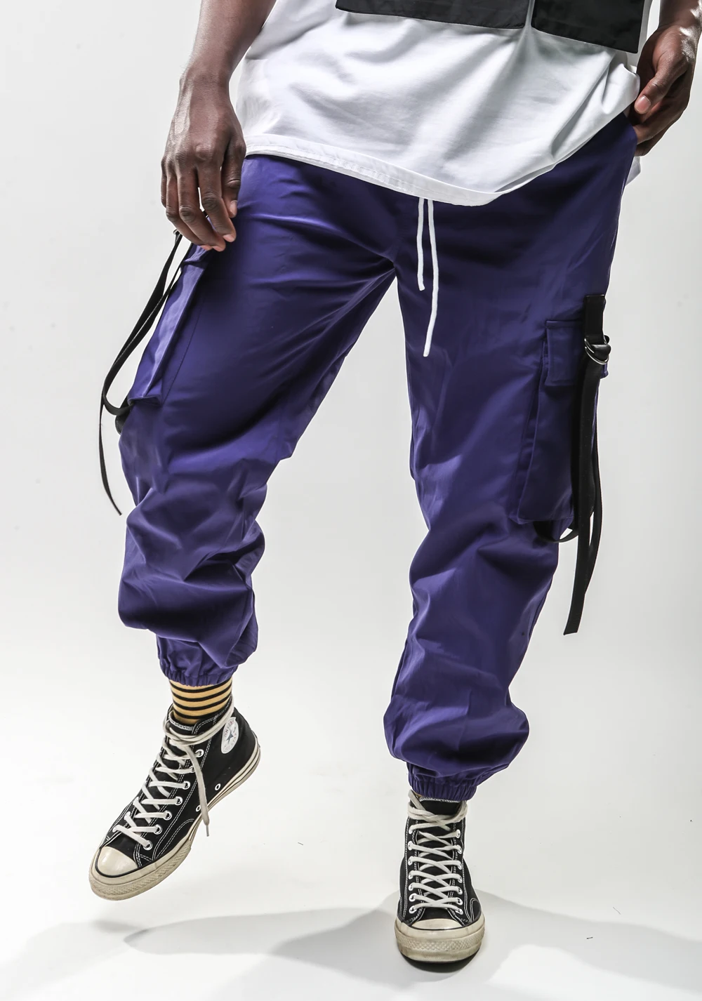 VFIVEUNFOUR 2019 Cargo Pants  Pockets Sweatpants Side Ribbon Baggy Harem Joggers Pants Streetwear Track Pants Male Harajuku 