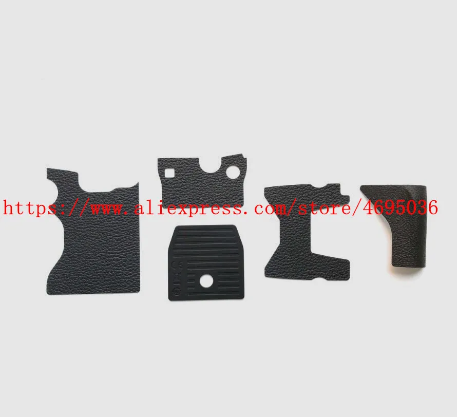

A Set Of 5 NEW For Nikon DF Body Rubber Grip Thumb Bottom Top Rubber Camera Repair Part Replacement Unit