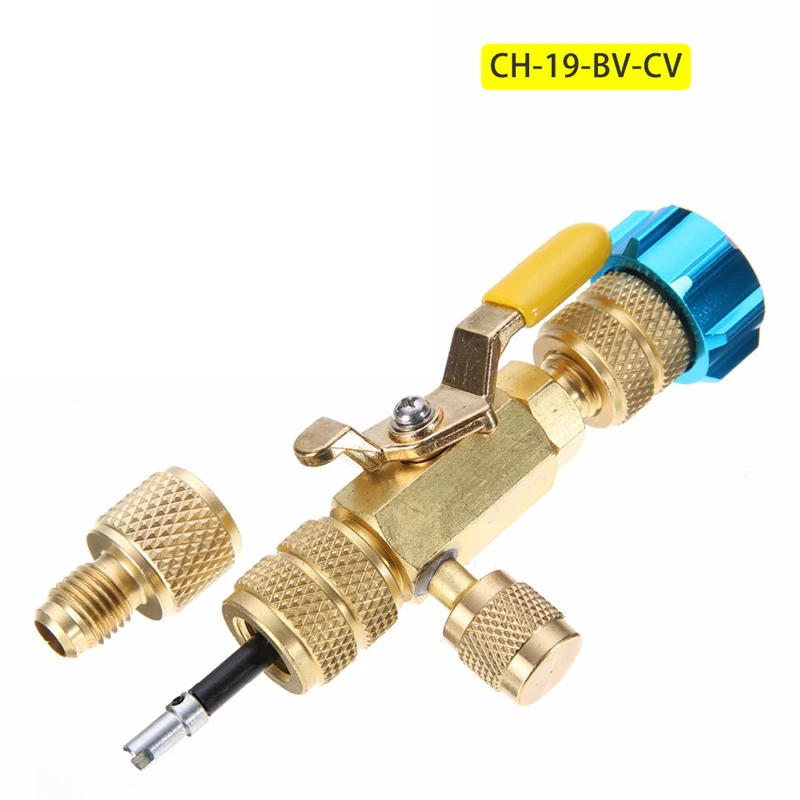

Air Conditioning R22/R410 Valve Core Quick Remover Installer Safe Valve wrench Y