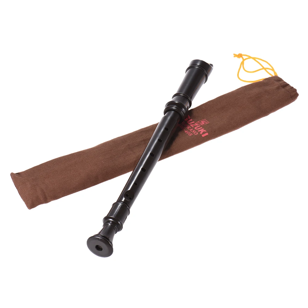 

Suzuki SRG-405 Detachable Soprano Recorder German-style 8 Holes Key of G with Bag Clearing Rod Musical Wind Instrument Brown