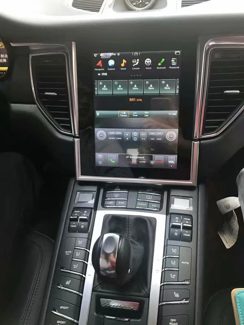 Tesla стиль автомобильный dvd-плеер Android 6,0 для Porsche Macan автомобильный мультимидийный навигатор навигационный блок аудио стерео
