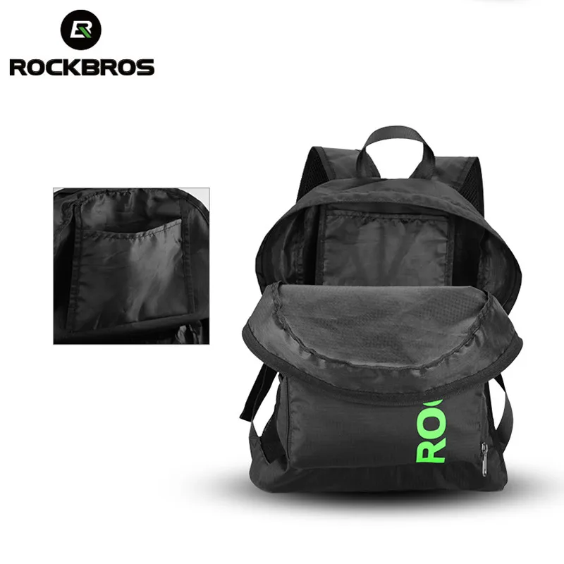  ROCKBROS Foldable Rainproof Outdoor Hiking Bags Portable Sports Backpack Camping Cycling Bags Men W - 32929443165