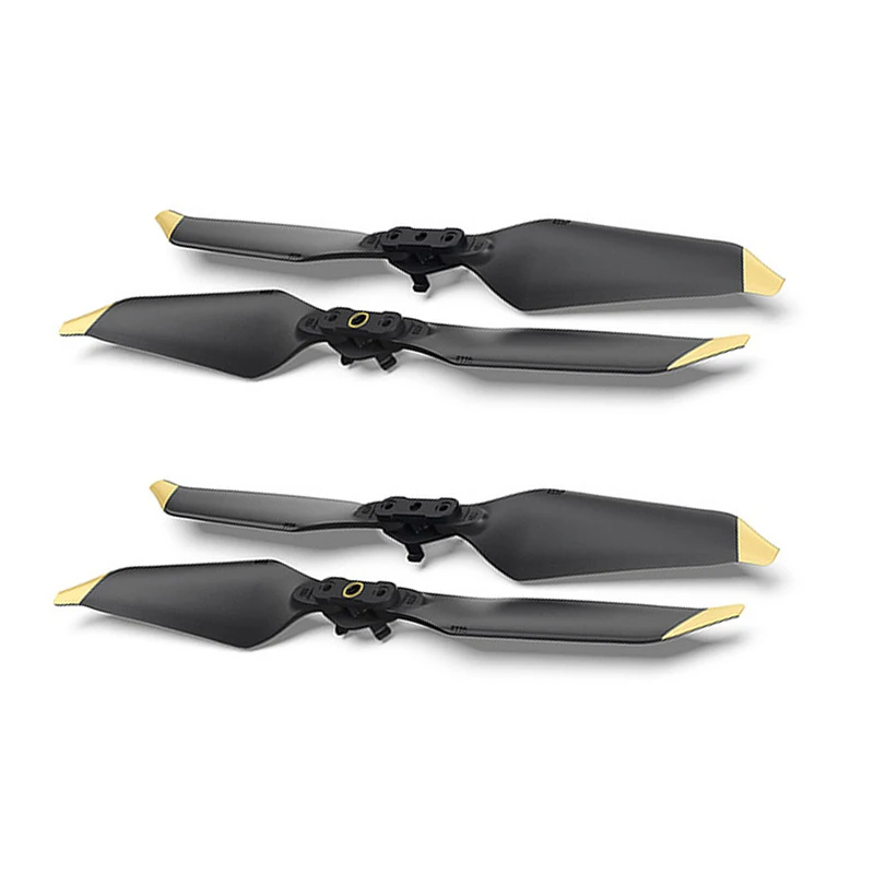 2Pairs 4PC DJI Mavic Platinum 8331 Low Noise Quick-Release Propellers (Golden/Silver ) for Accessories | Электроника