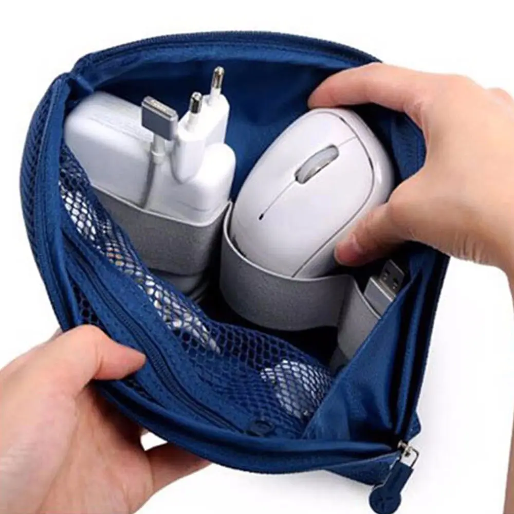 ISKYBOB портативные наушники для путешествий, usb-кабель, цифровой органайзер для гаджетов, сумка для хранения косметики