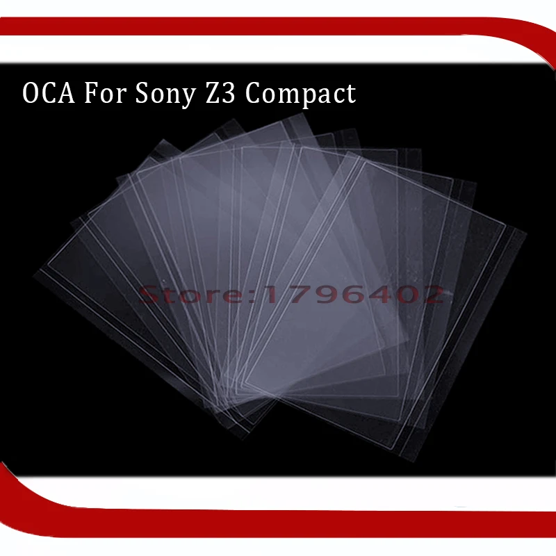 100 шт./лот 200um для sony Xperia Z3 Compact Mini/Z1 MINI OCA пленка оптическая Прозрачная Клейкая lcd