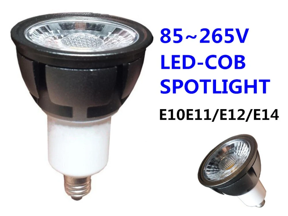 E11 de rosca pequeña, e10, e14, 110v, 220v, e12, led, fuente de luz cob, carcasa de metal, 110v, 5 uds.|Bombillas y - AliExpress