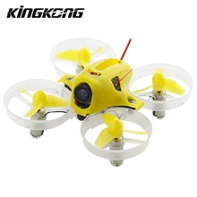 KINGKONG LADRC TINY6 65 мм микро FPV Квадрокоптер RC Дроны с 615 щеткой моторы Baced on F3 щетка Контроллер полета мини-игрушки