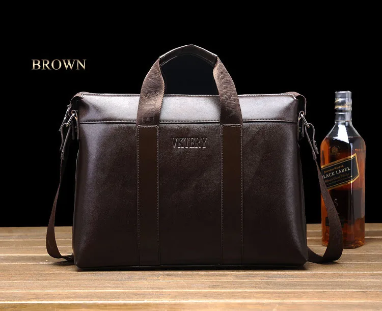 Модный мужской портфель из искусственной кожи, мужская сумка, деловая сумка, роскошная дизайнерская мужская сумка для ноутбука, мужской