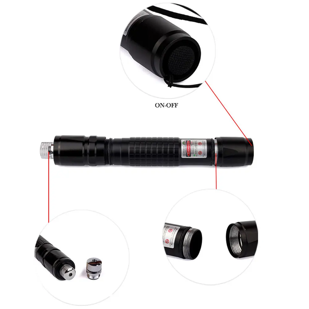 Green Laser sight High Power hunting Green Dot tactical 532 nm 10000m lasers 303 pointer verde lazer Pen Head Burning Match