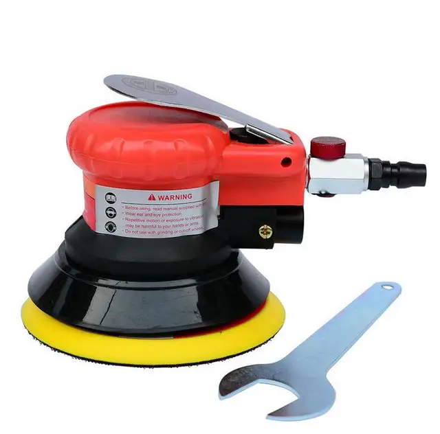Swingable pneumatic eccentric grinding machine 125mm pneumatic sander 5