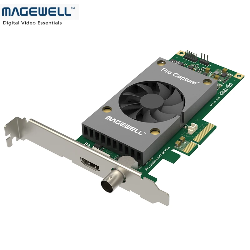 Многофункциональная плата захвата видео Magewell Pro Capture 4K Plus PCI Express HDMI 3G 6G SDI 60fps|Карты