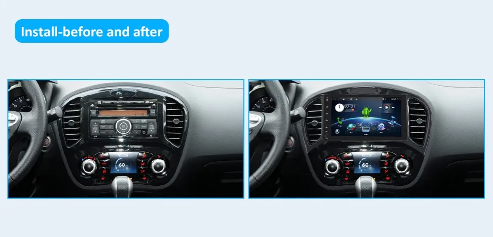 Excellent Android 9.0 Octa Core Car Radio Player for Nissan Juke 2004-2016 Car GPS Navigation Stereo multimedia tape 5