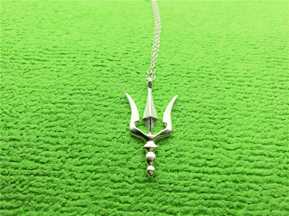 Om Trishul Ukraine Poseidon Trident ожерелье Нептун греческое оружие ожерелье с копьями лодка якорь кулон цепь ожерелье s