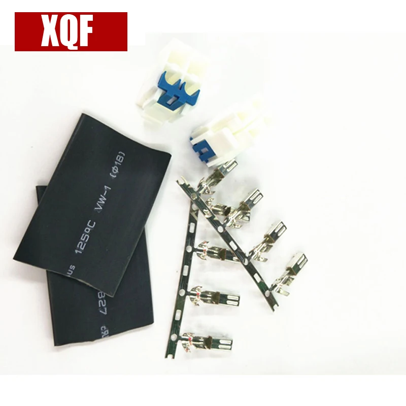 

XQF 10pcs 4pin Power connector cable for YAESU ICOM KENWOOD IC-7000IC-7600 FT-450 TS-480