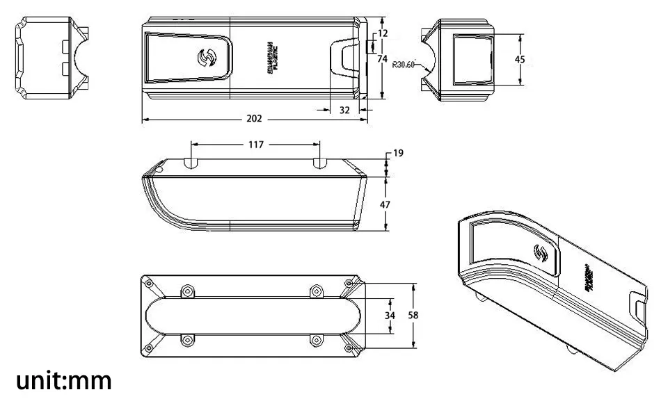 Perfect Free shipping! Controller Box Controller Case Contrller Holder Plastic Box for ebike conversion kit & ebike 1