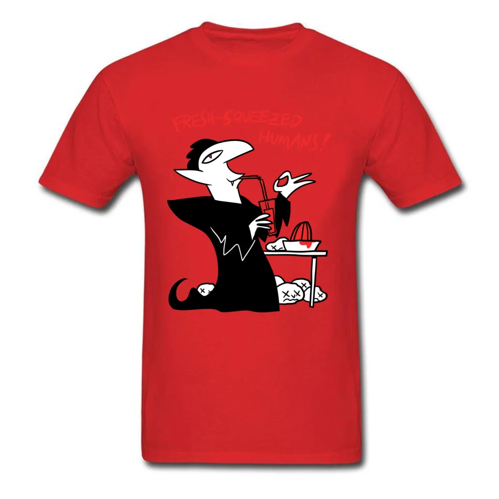 Comics Fresh Squeezed Humans Mens T-shirts Newest Father Day Short Sleeve O-Neck 100% Cotton Tops Shirts Custom T Shirt Fresh Squeezed Humans red