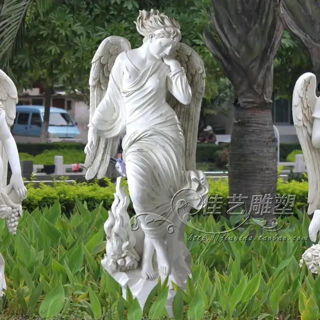 seasons goddess sculpture angel wings villas large garden ornaments soft furnishings winter decorations property - Large Garden Statues seasons goddess sculpture angel wings villas large garden ornaments soft furnishings winter decorations property - Large Garden Statues
