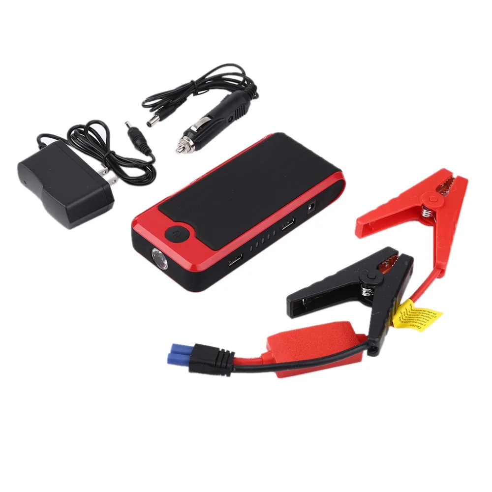 

Portable 50800mAh Portable Mini Size Automatic Power Bank Battery Vehicle Emergency Charger Car Jump Starter Booster Red