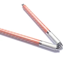 Новые 5 шт. высокое качество постоянный Макияж татуировки руководство ручка с 50 шт. 14 Шпильки белый татуировки лезвие