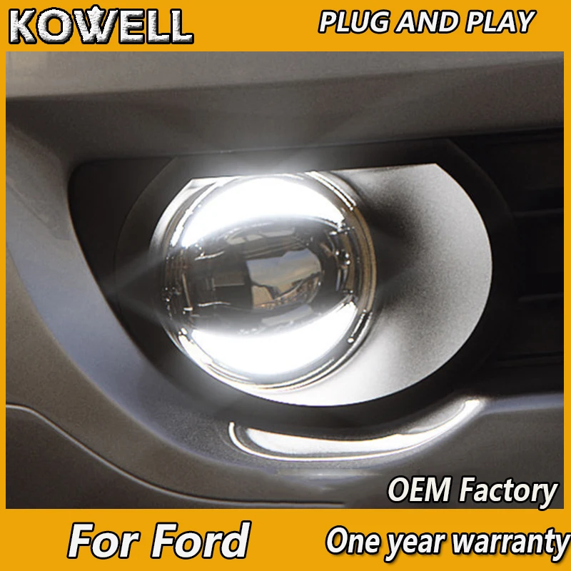 KOWELL стайлинга автомобилей противотуманная фара для Ford край эскорт Tourneo курьера