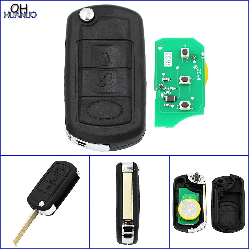 3 Button Keyless Entry Remote Key Fob With PCF7935 Chip 315/433MHZ for