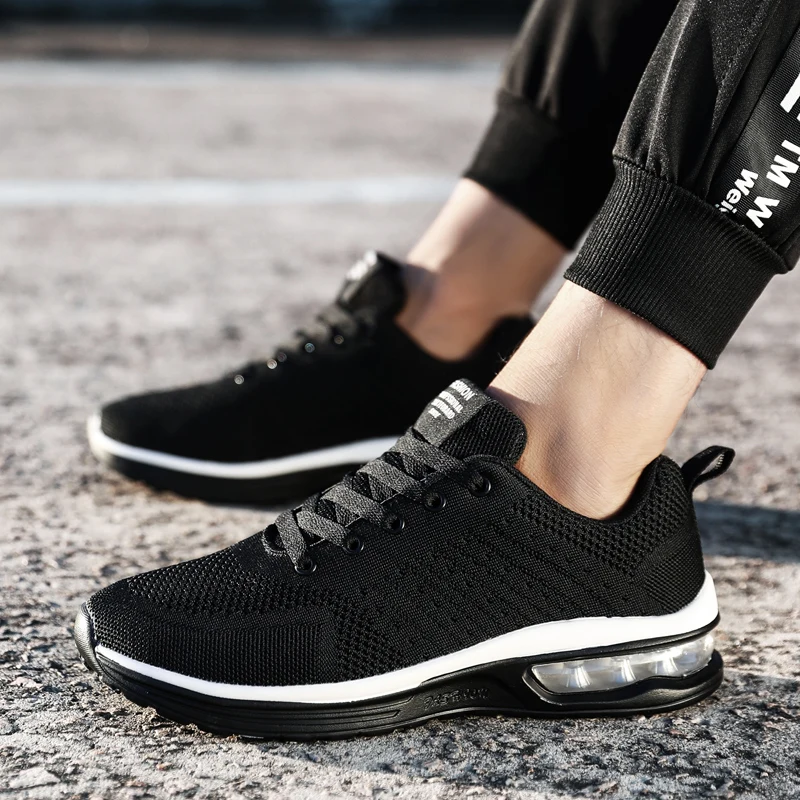

Breathable Black Mens Women sneakers Couples Sport Running Shoes Outdoor shoes for men and women Athletic Sneaker girls boys