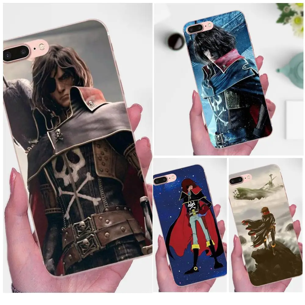 

Space Pirate Captain Harlock For Huawei P7 Honor 4C 5A 5C 5X 6 6C 6A 6X 7 7X 8 9 V8 V10 Y3II Y5II Y6II G8 Play Lite