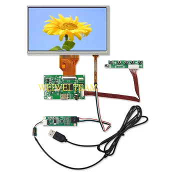 

7" Inch 50 Pins Raspberry Pi LCD Display Screen TFT AT070TN90 + Driver Board+ Resistive Touch Screen Panel Digitizer Glass