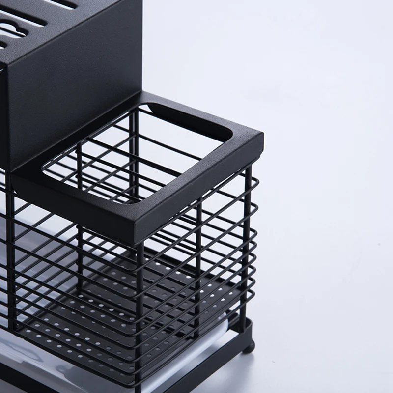  304 Stainless Steel Kitchen Knife Holder Block Scissor Knives Stand Tableware Storage Rack Sharpene - 32993433893