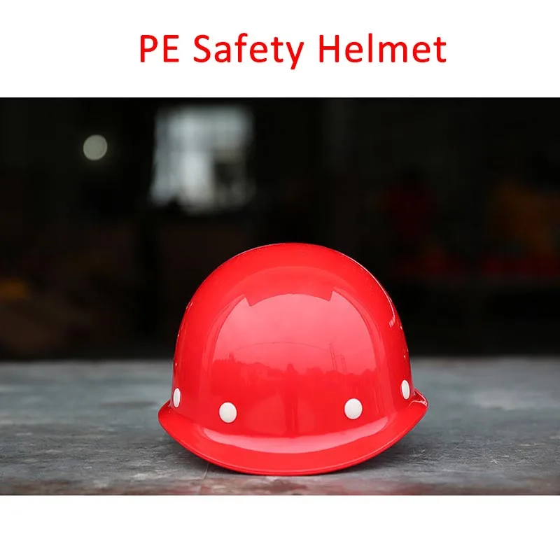PE Safety Helmet Work Protective Miner Construction Engineer Hard Cap