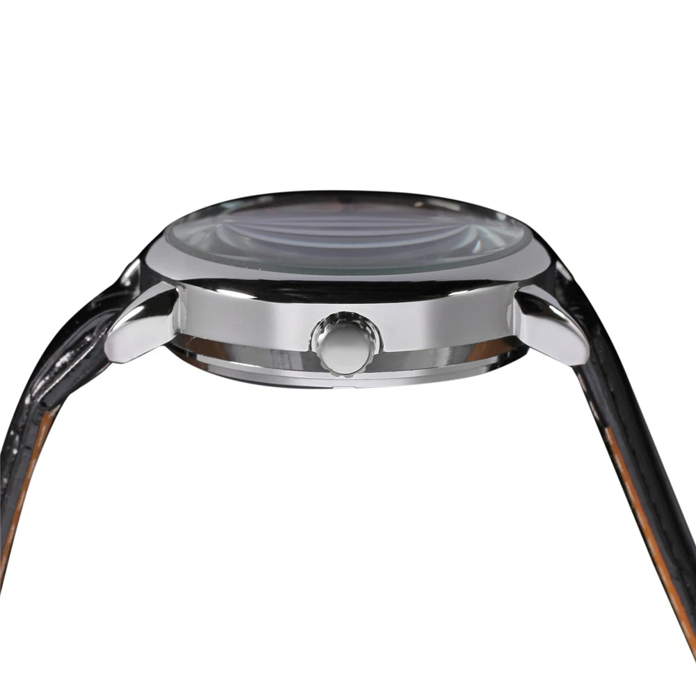 Часы мужские деловые механические с кожаным ремешком|wristwatch automatic|band purseswristwatch brand |