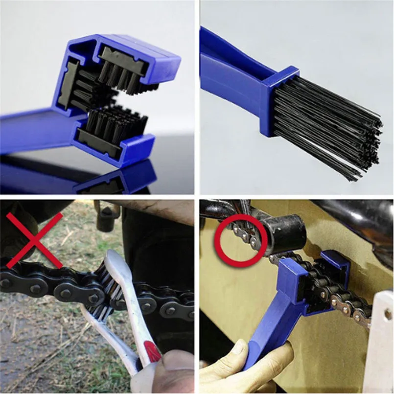 Perfect Cycling Motorcycle Bicycle Chain Clean Brush Gear Grunge Brush Cleaner Outdoor Scrubber Tool 2019 Hot sale 7