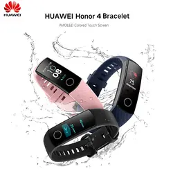 Новый HUAWEI Honor 4 Bluetooth браслет 0,95 ''вызова сообщение напоминание сердечного ритма мониторы приборы для измерения артериального давления