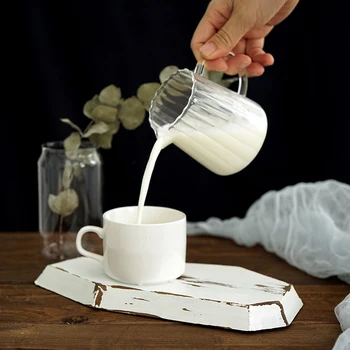 

SWEETGO Wood mats board dessert plate cake tray coffee milk coaster cupcake tray food photography props Irregular diamond shape