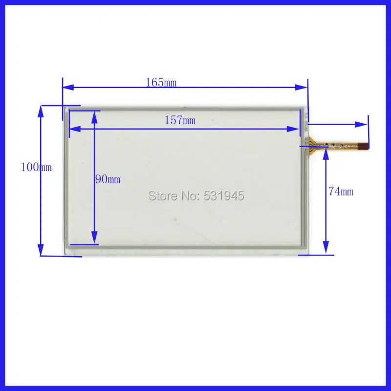 ZhiYuSun XWT820 for PDA and display NEW 4 Inch Touch