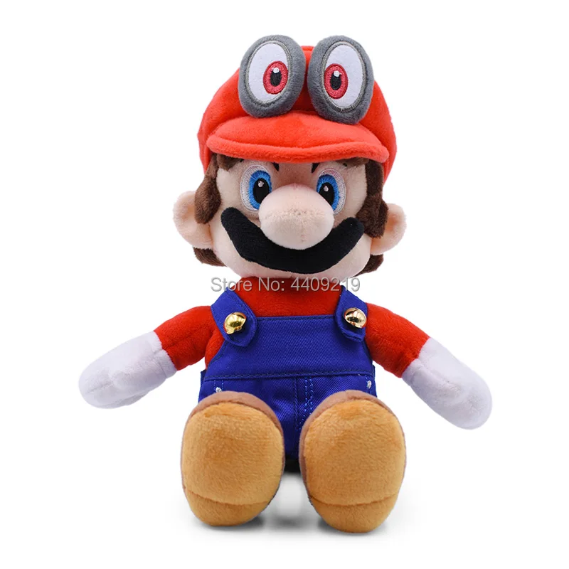 21 см сидя Супер Марио Одиссея плюш игрушки куклы для детей Подарки - Цвет: Sitting Super Mario
