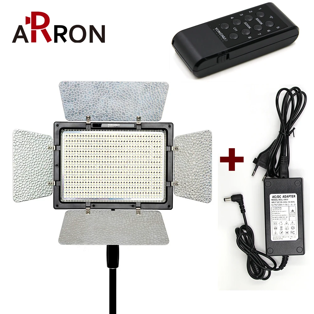 

YONGNUO YN900 with AC Power Adapter,YN-900 High CRI 95 3200K-5500K LED Video Light Panel