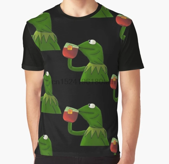

All Over Print 3D Women T Shirt Men Funny tshirt Funny Kermit Thats None Of My Business Graphic T-Shirt
