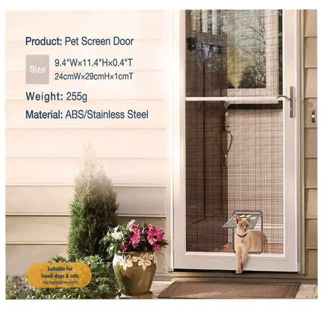 Fml Pet Gate Magnetic Automatic Locking Cat Puppy Chihuahua Screen