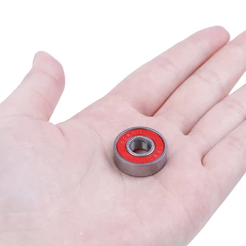 

1 / 5 X ABEC-9 608 2RS Inline Roller Skate Wheel Bearing Anti-rust Skateboard Wheel Bearing Red Sealed 8x22x7mm Shaft