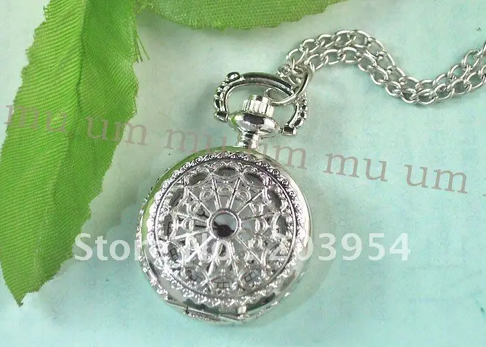 Кварцевые карманные часы для мужчин и женщин 10 шт.|pendant quartz|quartz charmsilver necklace charms |