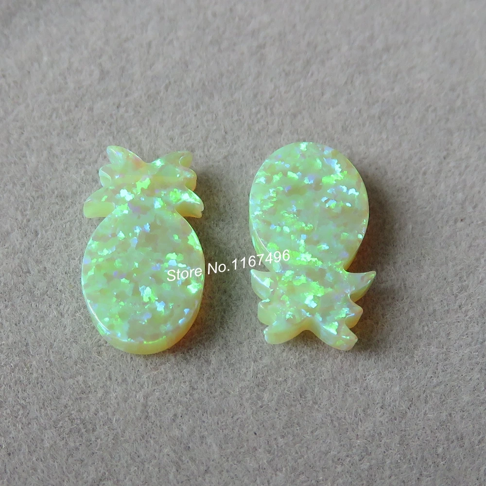 50pc/lot OP12 Lemon Yellow Pineapple Opal 8x14mm Pineapple Opal