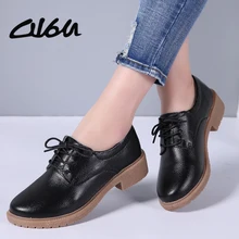 O16U/женские туфли-оксфорды; женская обувь из натуральной кожи; Moccains; повседневная обувь на плоской подошве; женская обувь на плоской подошве со шнуровкой в британском ретро-стиле