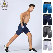 Мужские дышащие шорты для бега с карманом, профессиональные леггинсы для фитнеса, большие размеры, шорты для фитнеса для йоги, быстросохнущие спортивные шорты