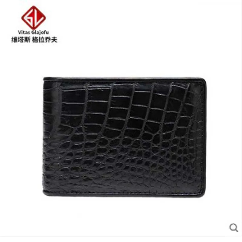 

weitasi crocodile belly Wallet young men short wallet complete without splicing manufacturers direct brown