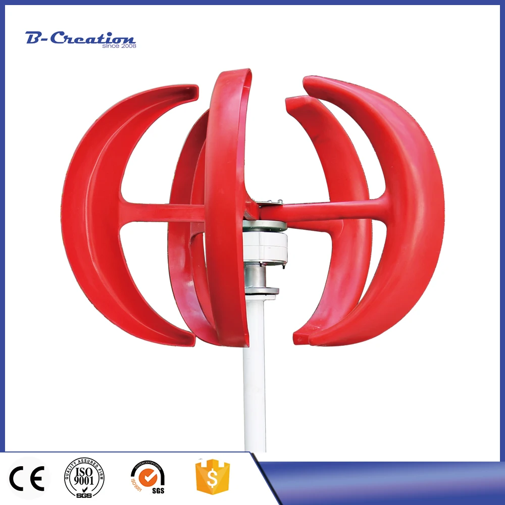 

Vertical Axis Wind Turbine Generator VAWT300W 12V/24V Light and Portable Wind Generator Strong and Quiet+Waterproof controller