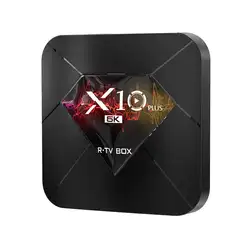 X10 Plus Android 9,0 Смарт ТВ коробка H6 2,4G, Wi-Fi, 4 Гб Оперативная память 32 GB/64 GB Встроенная память HDMI сетевой медиаплеер