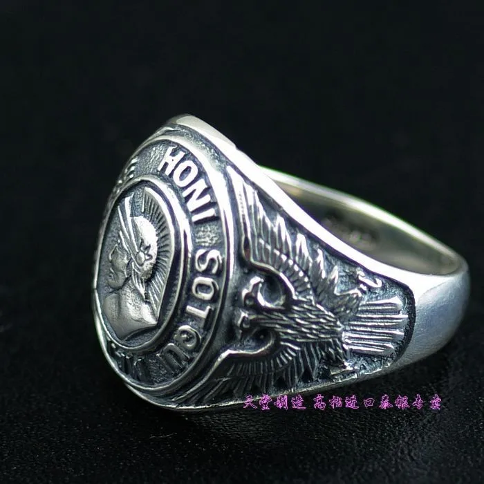 Римские гладиаторы Серебро s925 пробы тайское серебряное кольцо для мужчин мужские кольца
