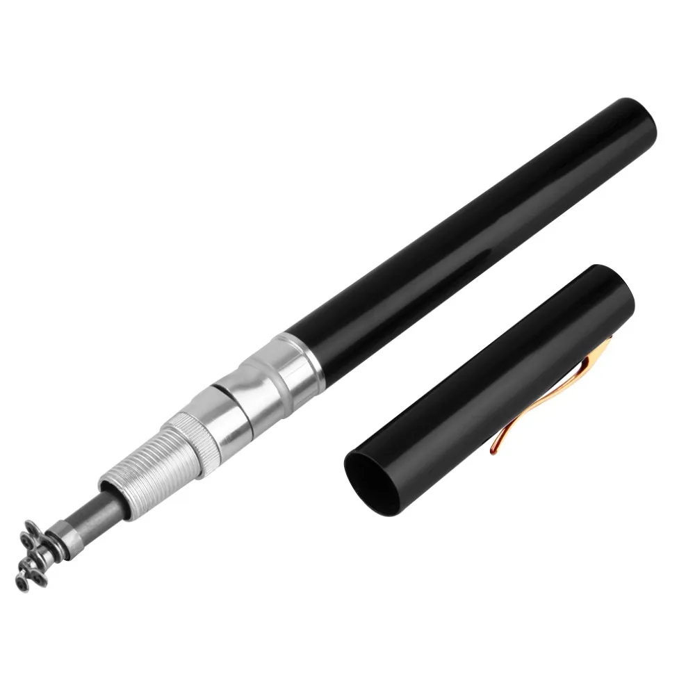 Vara de Pesca Vara de Pesca de Combinação Combinação de Combinação de Alumínio Forma Caneta Telescópica Bolso Mini de Pólo Liga 2018 Dropshipping 16 High Quality Esporte e Lazer