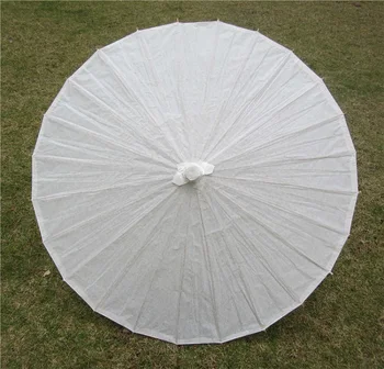 

10pcs Wedding Paper Parasols Solid Color Umbrellas Handmade 33'' Diameter DIY Painting Umbrella wen6307